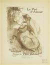 THEOPHILE-ALEXANDRE STEINLEN (1859-1923). [SHEET MUSIC.] Group of 4. Circa 1895. Sizes vary, generally 14x10 inches, 35x26 cm. Carisch